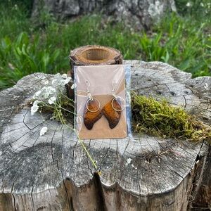 Butterfly Wing Earrings - HANDMADE